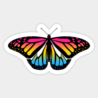 Pansexual Pride Butterfly Sticker